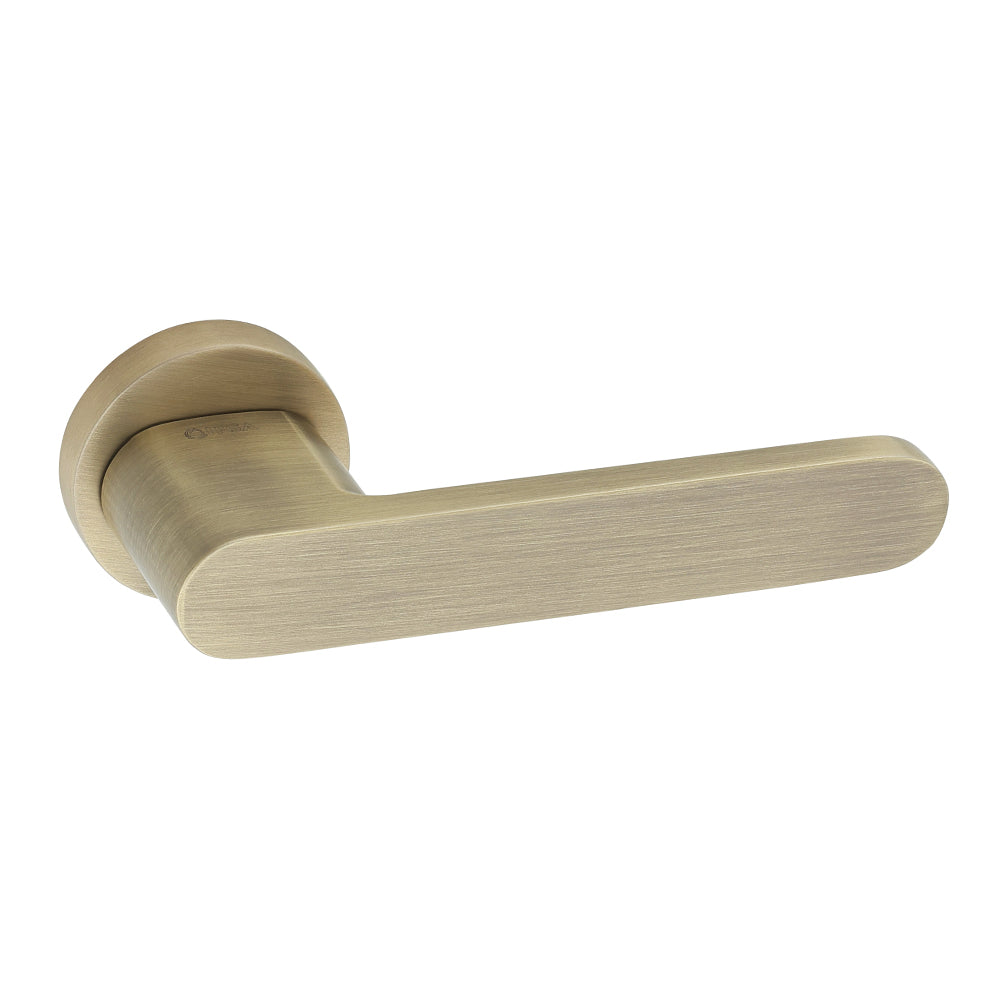 IPSA Lemon Iris Handle Series On Rose with 60mm One Side Key & Knob Cylinder Finish - MAB